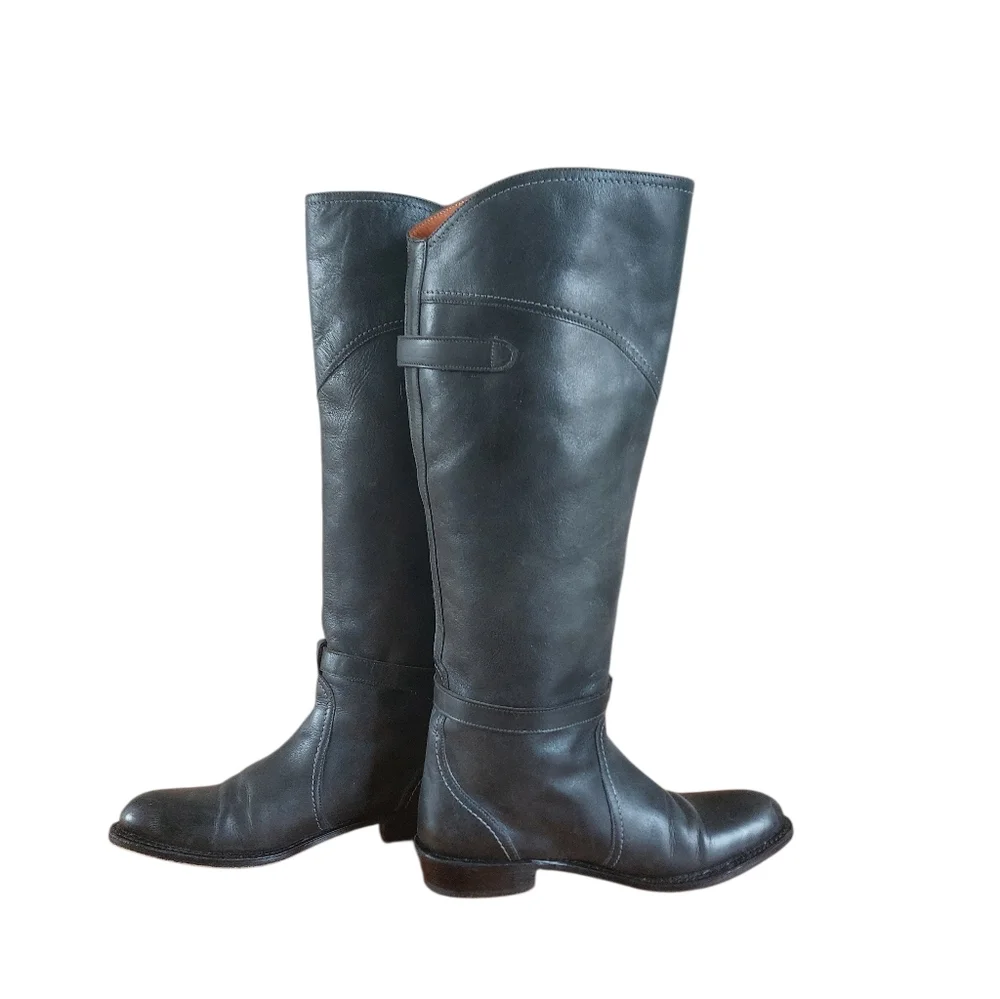 Frye Dorado grey over the knee riding boots size 7.5